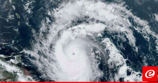 المركز الوطني الأميركي للأعاصير: الإعصار بيريل اشتد الى الفئة الخامسة