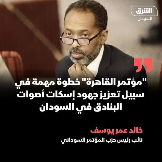 خالد عمر يوسف: دعوة وزارة الخارجية المصرية خطوة مهمة في سبيل تعزيز جهود إسكات أصوات البنادق