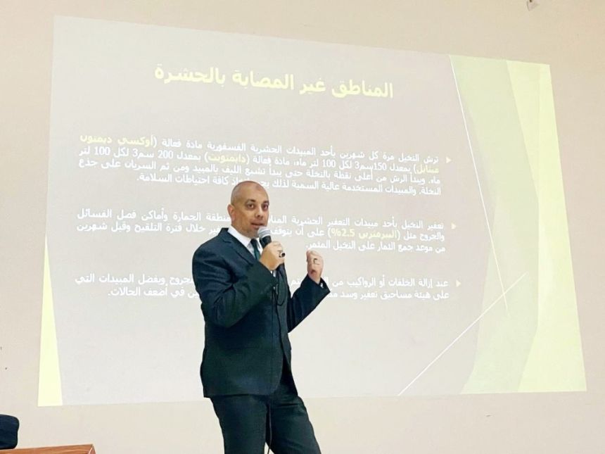 ورشة عمل تكافح سوسة النخيل الحمراء بمحافظة الكامل