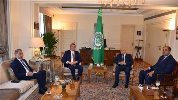 أبو الغيط يستقبل رئيس حكومة الوحدة الوطنية الليبية