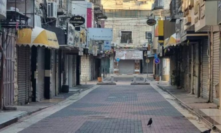 إضراب شامل في طولكرم تنديدًا باستشهاد أربعة فلسطينيين