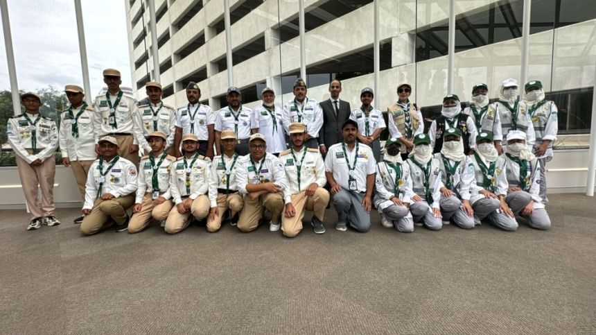 القنصل العام في هيوستن يرحب بالوفد الكشفي السعودي ويشيد بدورهم