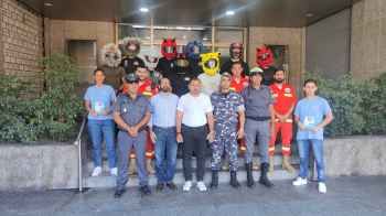 قوى الأمن ونادي الدراجات الآلية أطلقا حملة توعوية بعنوان "ما تسترخص بحياتك... الخوذة مش أغلى من حياتك"