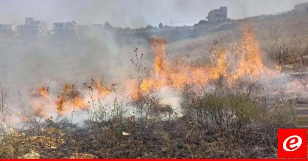 إخماد 3 حرائق أعشاب ومعمل فرز واستراحة إثر قصف إسرائيلي طال قبريخا وعيناثا ووادي الحجير