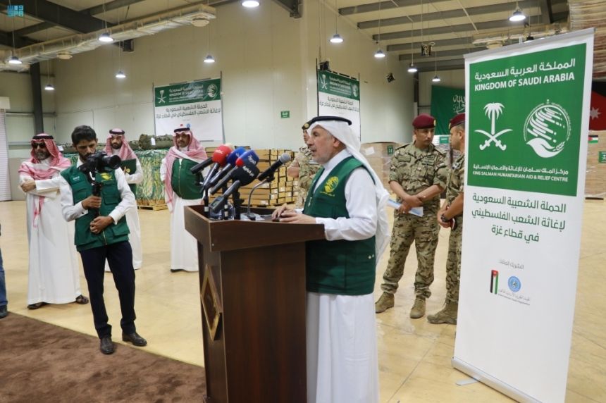 المملكة تقدم مساعدات لدعم الإنزال الأردني لإغاثة الفلسطينيين في غزة