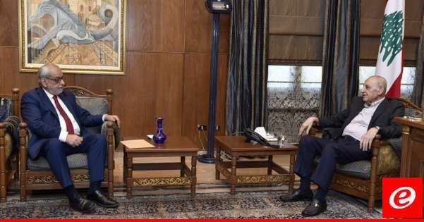 بري التقى محافظ بيروت وعرض مع بقرادونيان الاوضاع العامة