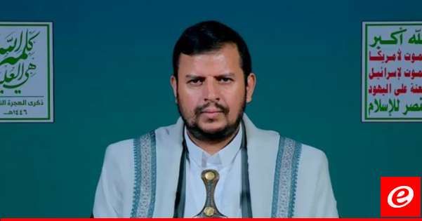 الحوثي: سنقابل كل شيء بمثله البنوك بالبنوك ومطار الرياض بمطار صنعاء والموانئ بالميناء