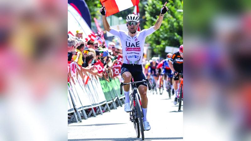 الامارات | فريق الإمارات يحرز لقب المرحلة الثالثة من طواف النمسا