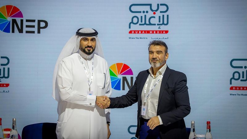 الامارات | شراكة بين «دبي للإعلام» و«إن إي بي»