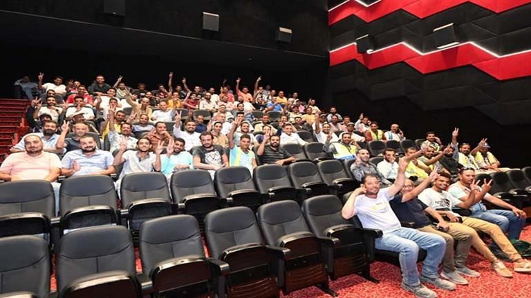 15 صورة من التشغيل التجريبي لإحدى قاعات مجمع السينمات بالمدينة التراثية بالعلمين الجديدة