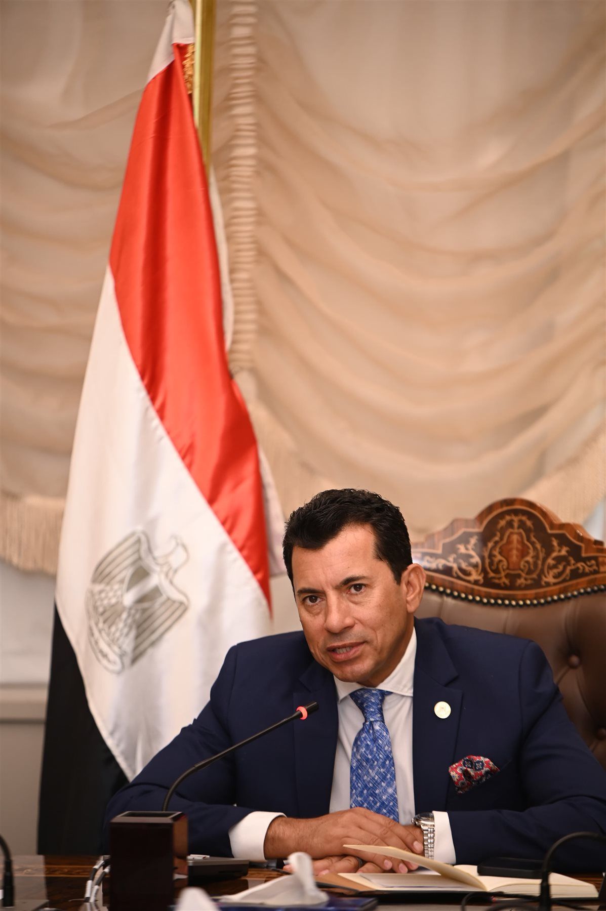 صبحي: تكثيف التعاون مع منظمة العالم الاسلامي للتربية والعلوم والثقافة