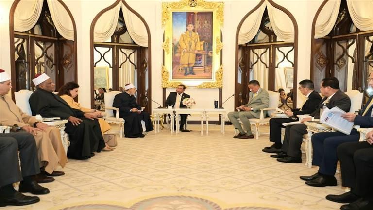 شيخ الأزهر لرئيس وزراء تايلاند: لا بُدّ من حشد الجهود العالمية لإنهاء الكارثة الإنسانيَّة في غزة