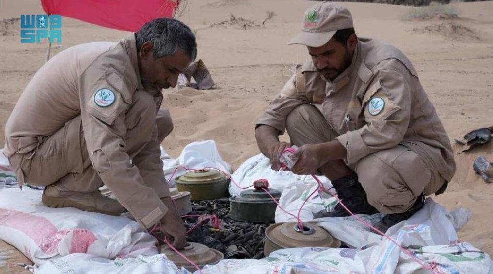 مشروع "مسام" ينتزع 969 لغمًا في اليمن خلال أسبوع
