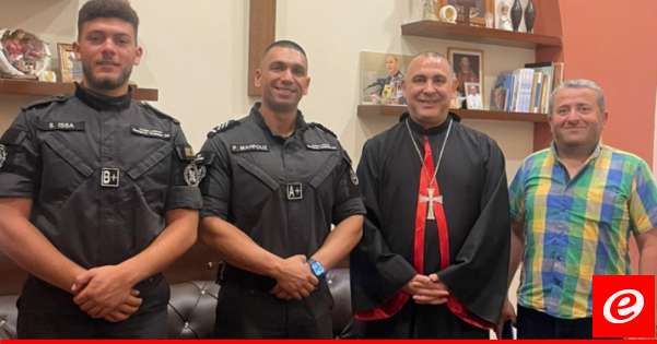 وحدة الطوارئ في"كاريتاس لبنان"زارت المطران مراد في كنيسة سيدة البشارة المتحف