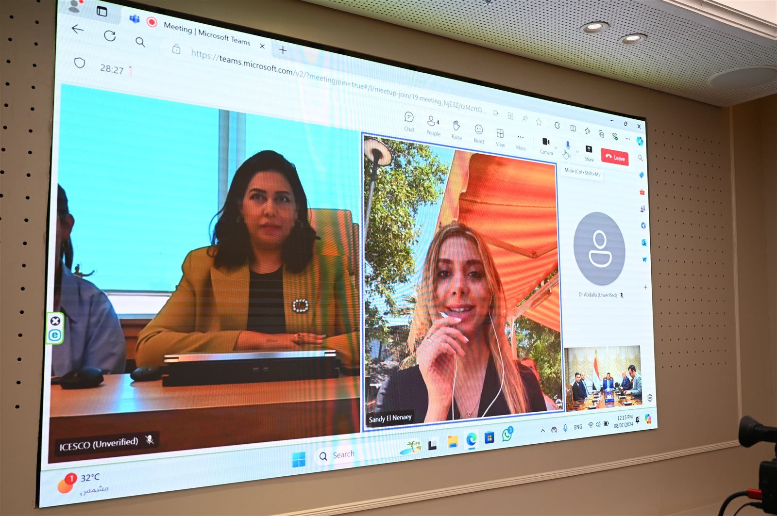 صبحي: تكثيف التعاون مع منظمة العالم الاسلامي للتربية والعلوم والثقافة