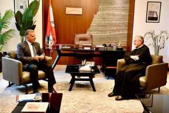 اللواء ابراهيم اطلع على انشطة المعهد الفني الانطوني من الابوين عازار وبو عبود