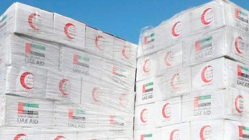 الامارات | «الفارس الشهم 3» تُوزّع مواد غذائية على النازحين في خانيونس
