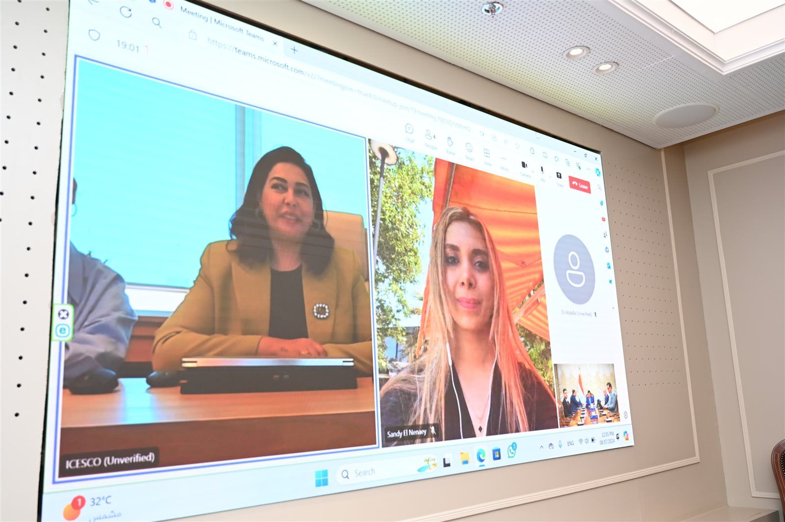 صبحي: تكثيف التعاون مع منظمة العالم الاسلامي للتربية والعلوم والثقافة