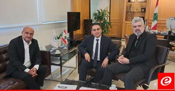 حمية التقى أبي رميا وبرو وبحثوا في شؤون إنمائية في جبيل وكسروان وتلزيم اوتوستراد جبيل