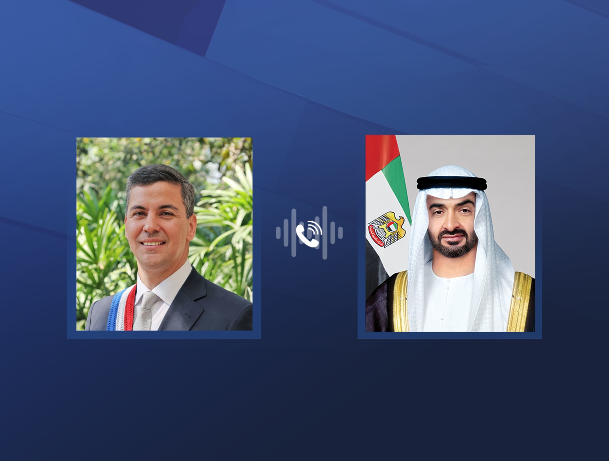 الامارات | رئيس الدولة ورئيس الباراغواي يبحثان هاتفياً علاقات التعاون بين البلدين