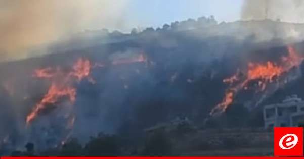 "النشرة": السيطرة على النيران المشتعلة في راشيا الفخار جراء القصف الإسرائيلي