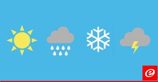 درجة الحرارة فوق معدلاتها غدًا على الجبال وفي الداخل مع ارتفاع في نسبة الرطوبة