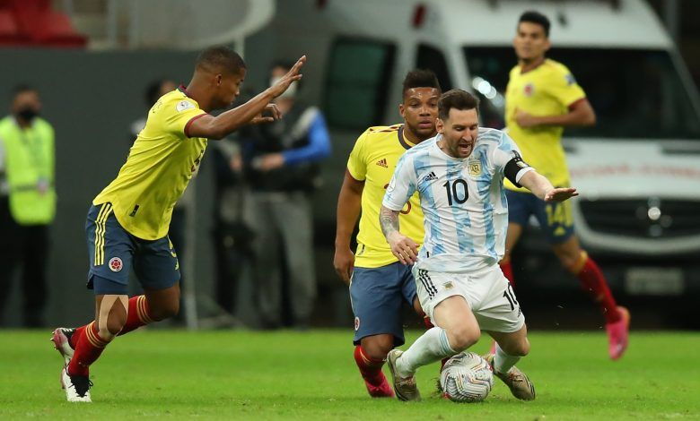 موعد نهائي كوبا أمريكا بين الأرجنتين وكولومبيا