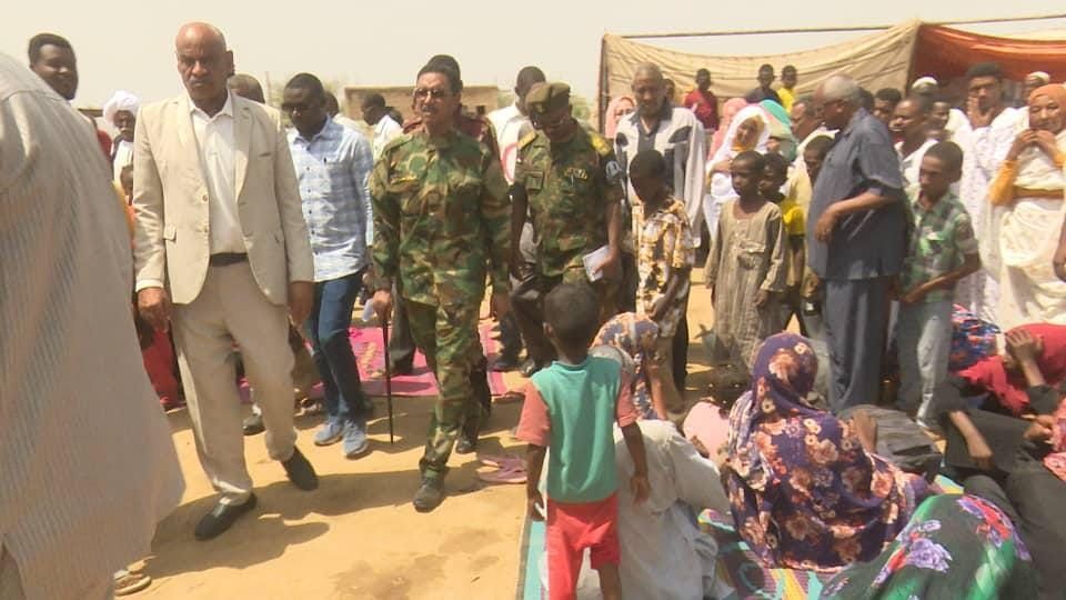 والي كسلا يتفقد المواقع البديلة للايواء