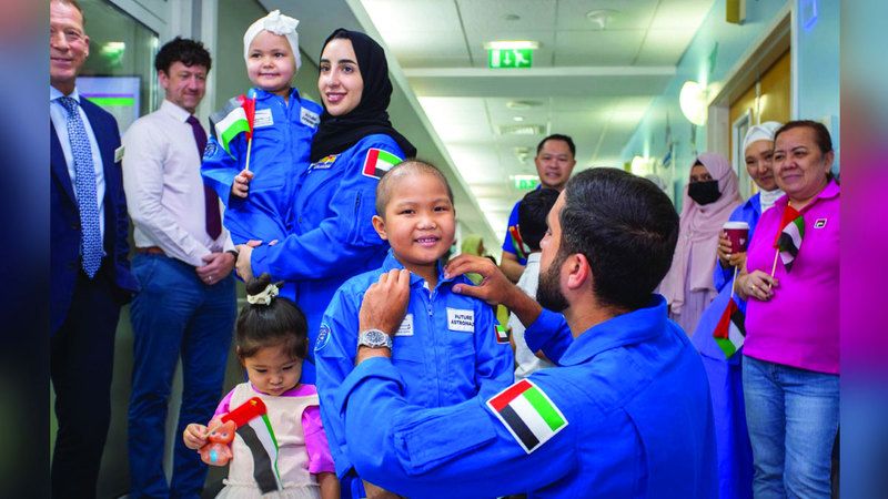 الامارات | 25 بطلاً صغيراً يحلقون في فضاء الأمل برفقة رائدين إماراتيين