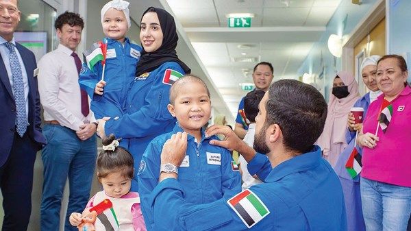 «أصدقاء مرضى السرطان»: 25 طفلاً يزورون «مركز محمد بن راشد للفضاء»