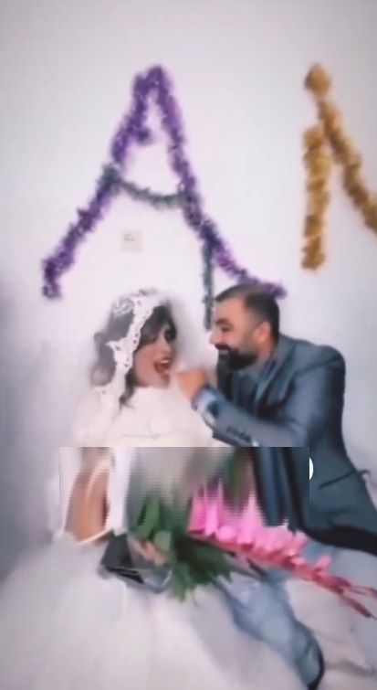 شاهد بالصور العروسة النرفوزة| عروسة تتعامل مع عريسها ليلة الزفاف وكأنها في حلبة مصارعة فماذا فعل العريس حتى استفزها