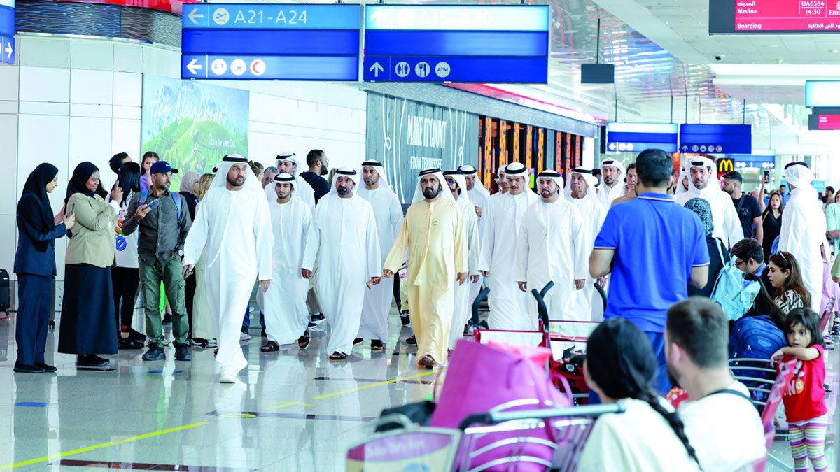 الامارات | محمد بن راشد: دبي ماضية في ترسيخ ريادتها عالمياً بمجال النقل الجوي