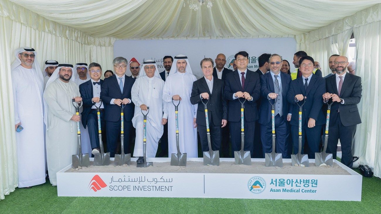 وضع حجر الأساس لمستشفى «آسان-الإمارات لعلاج الأمراض الهضمية» في «دبي الطبية»