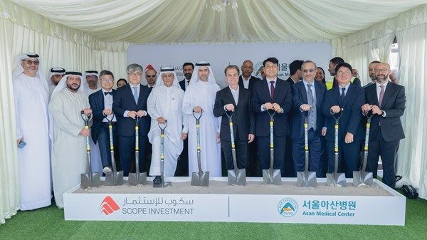 وضع حجر الأساس لمستشفى «آسان-الإمارات لعلاج الأمراض الهضمية» في «دبي الطبية»