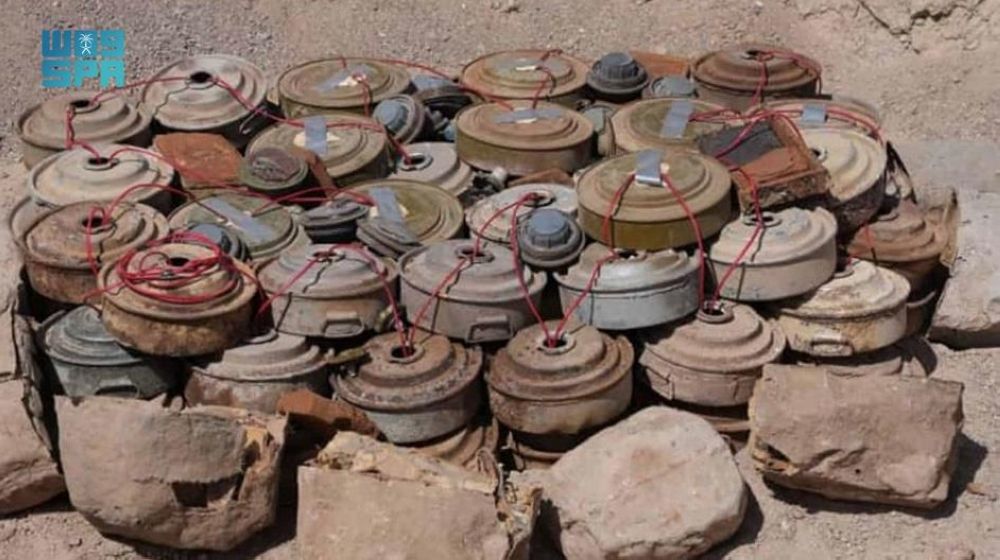 خلال أسبوع.. مشروع "مسام" ينتزع 882 لغمًا في اليمن