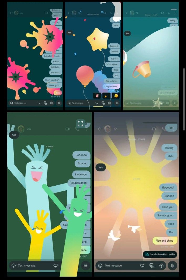 تكنولوجيا: جوجل ستقدم تأثيرات الشاشة بأكملها مع تطبيق رسائل جوجل