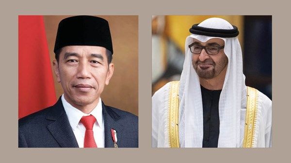رئيس الدولة في مقدمة مستقبليه.. الرئيس الإندونيسي يصل إلى الإمارات في زيارة دولة