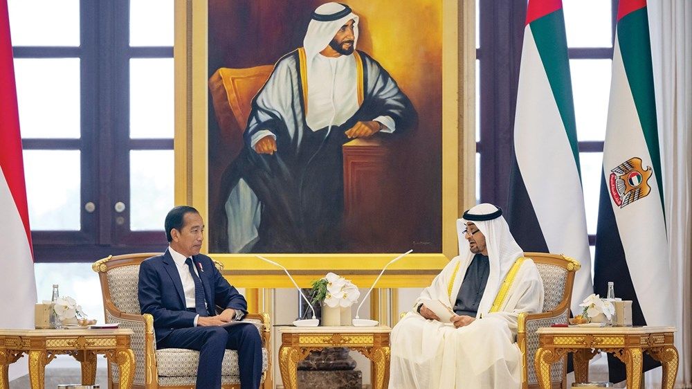 رئيس الدولة والرئيس الإندونيسي: رؤى مشتركة في التنمية والازدهار المستدام