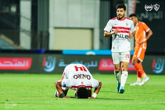 الزمالك يسجل هدفين فى دقيقتين أمام بروكسى