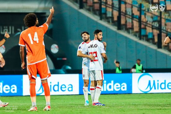 الزمالك يتقدم على بروكسى 3-2 فى الشوط الأول بكأس مصر