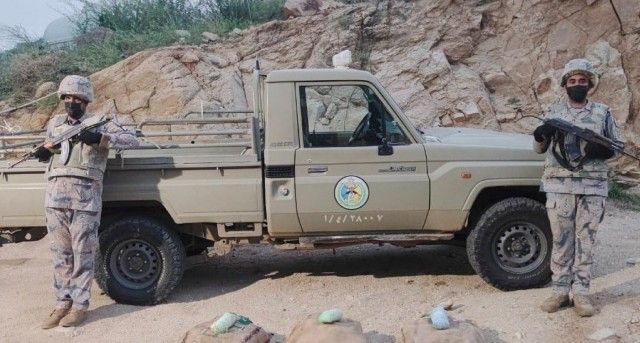السعودية | حرس الحدود بعسير يحبط تهريب (450) كيلوجرامًا من نبات القات المخدر