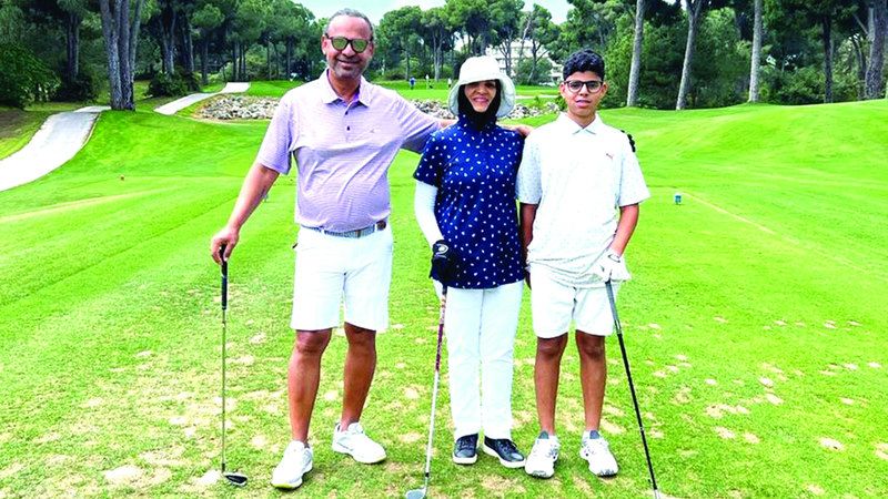 الامارات | عائلة إماراتية تتنفس «رياضة».. من اليد إلى الغولف