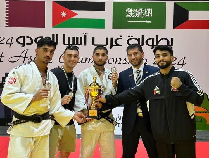 الامارات | الفجيرة للفنون القتالية يحصد المركز الثالث في بطولة غرب آسيا للجودو