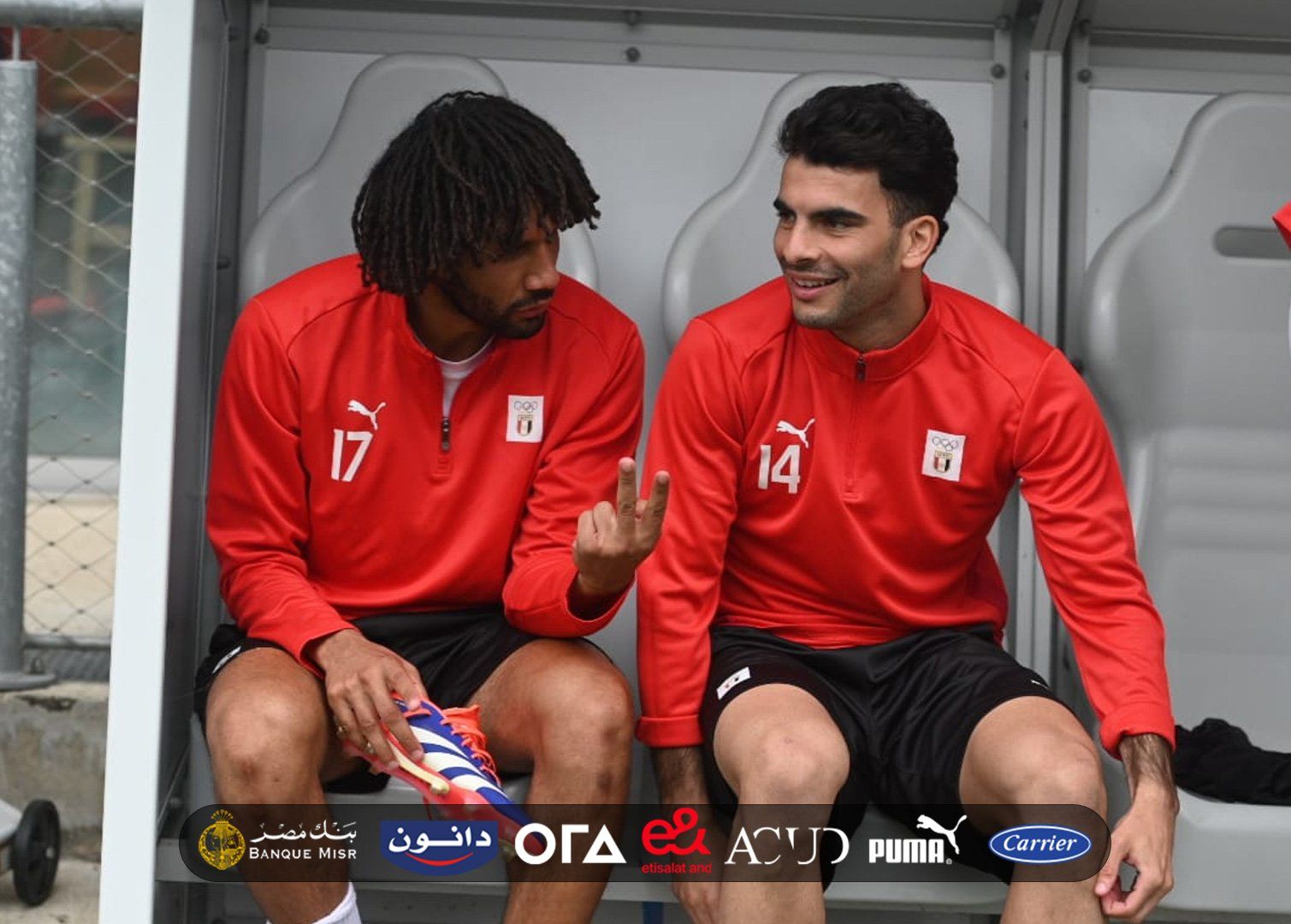 تنافس بين لاعبى المنتخب الأوليمبى لدخول التشكيل الأساسى أمام الدومينيكان.. صور
