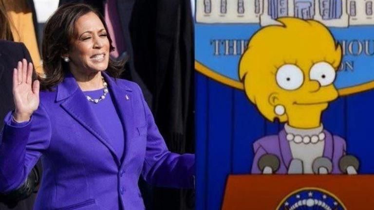 "The Simpsons" يفعلها مجددًا.. هل توقع وصول كامالا هاريس للبيت الأبيض؟