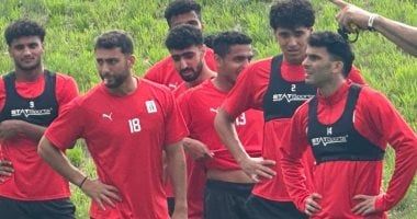 تنافس بين لاعبى المنتخب الأوليمبى لدخول التشكيل الأساسى أمام الدومينيكان.. صور