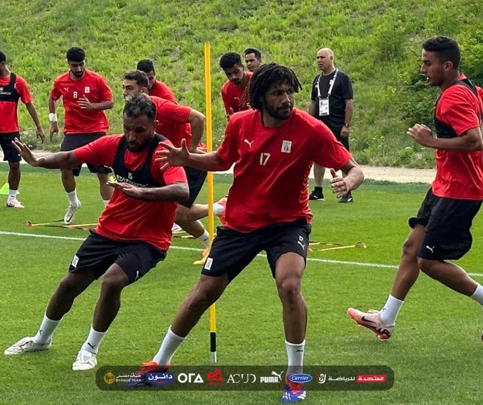 تنافس بين لاعبى المنتخب الأوليمبى لدخول التشكيل الأساسى أمام الدومينيكان.. صور