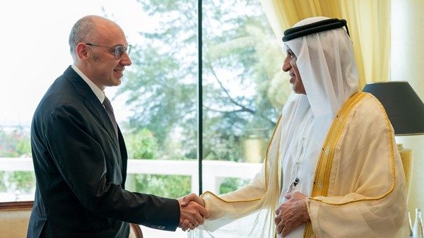 سعود بن صقر يستقبل السفير فوق العادة والمفوض لأوكرانيا لدى الإمارات