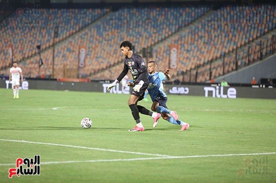 مصطفى شلبى يسجل الهدف الأول للزمالك فى شباك بيراميدز.. صور