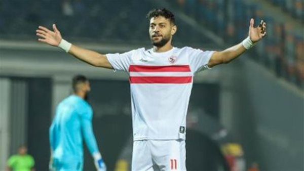 مصطفى شلبي يحرز هدف التقدم للزمالك في شباك بيراميدز
